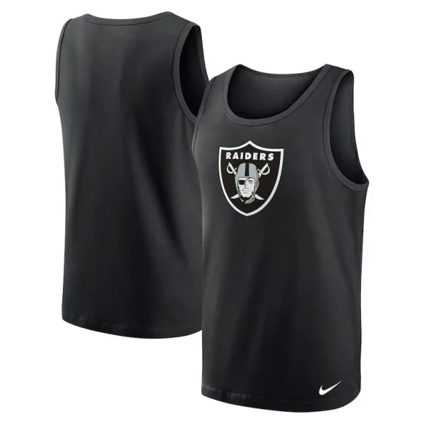 Las vegas raiders nike tri blend tank top Black