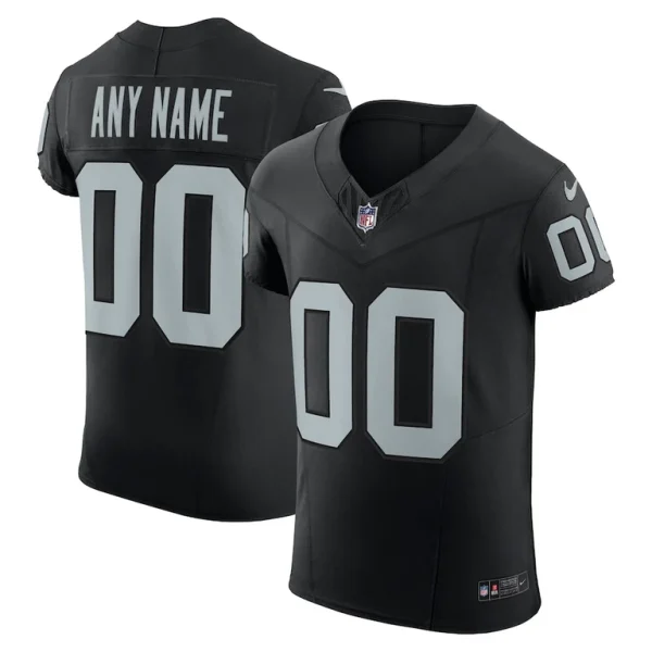 Las vegas raiders nike vapor f.u.s.e. elite custom jersey Black