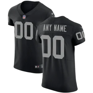 Las vegas raiders nike vapor untouchable custom elite jersey Black