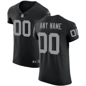 Las vegas raiders nike vapor untouchable custom elite jersey Black