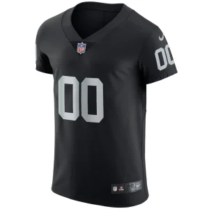 Las vegas raiders nike vapor untouchable custom elite jersey Black 44