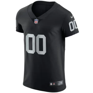 Las vegas raiders nike vapor untouchable custom elite jersey Black 44
