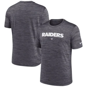 Las vegas raiders nike velocity performance t shirt Black