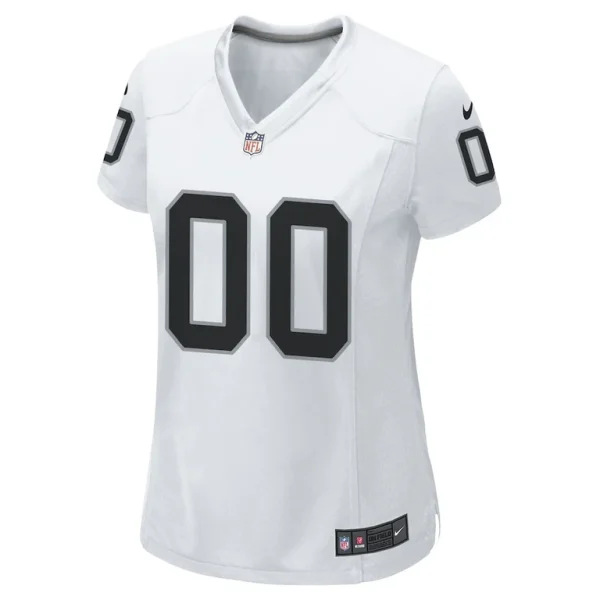 Las vegas raiders nike womens custom game jersey White M