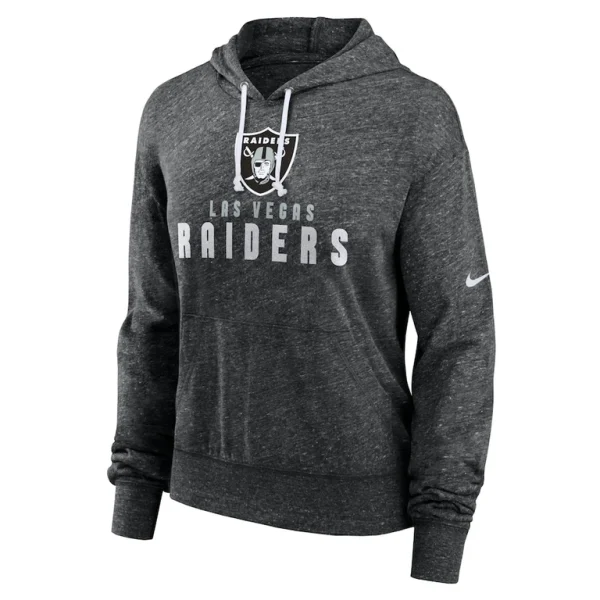 Las vegas raiders nike womens gym vintage lightweight pullover hoodie Black S