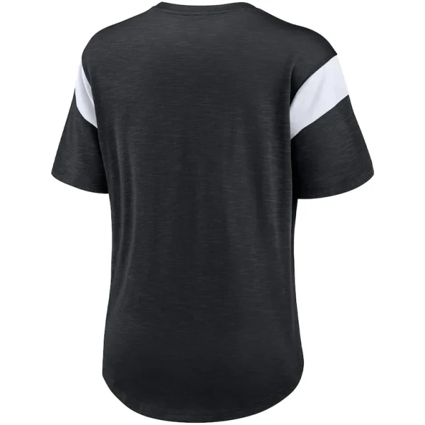 Las vegas raiders nike womens primary logo fashion top Heather black M