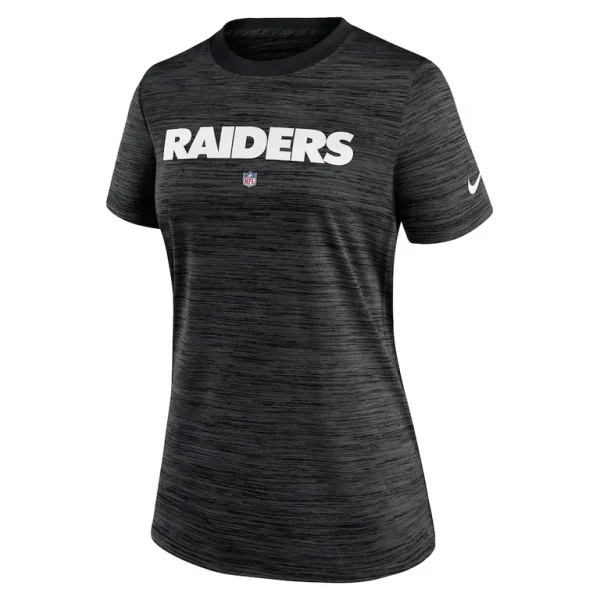 Las vegas raiders nike womens sideline velocity performance t shirt Black S