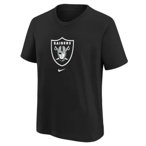Las vegas raiders nike youth logo t shirt Black Yth M