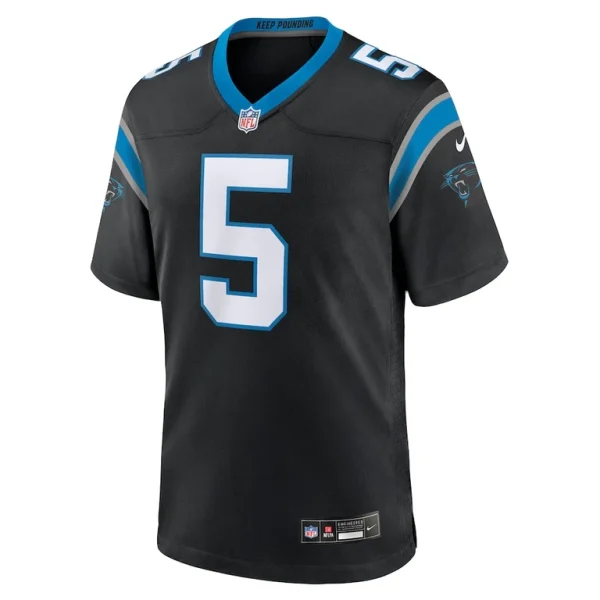 Laviska shenault jr. carolina panthers nike team game jersey Black M