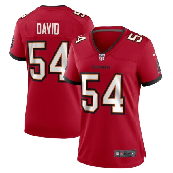 Lavonte david tampa bay buccaneers nike womens game jersey Red