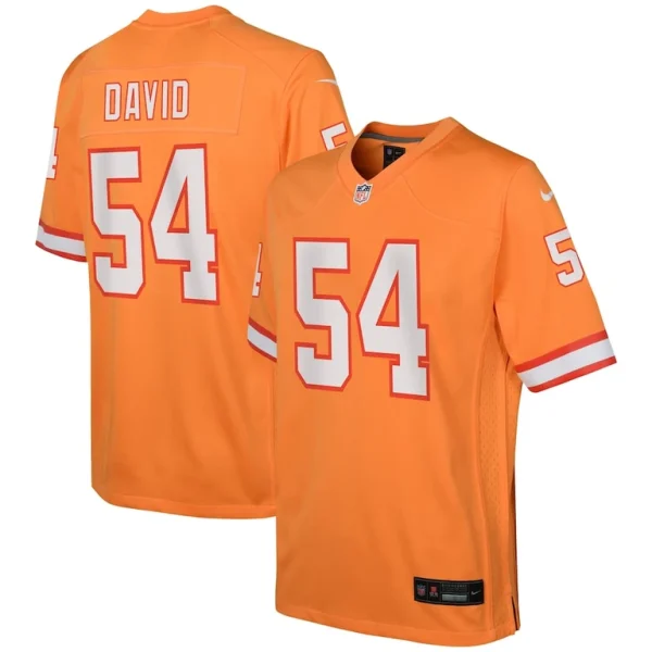 Lavonte david tampa bay buccaneers nike youth game jersey Orange