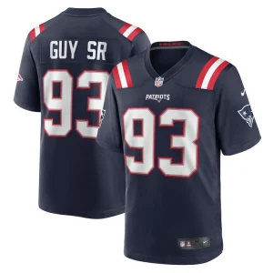 Lawrence guy new england patriots nike team game jersey Navy