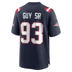 Lawrence guy new england patriots nike team game jersey Navy L