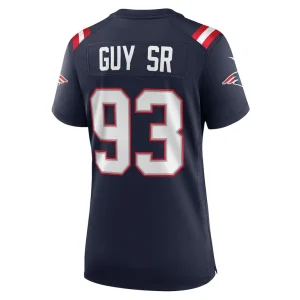 Lawrence guy new england patriots nike womens team game jersey Navy L