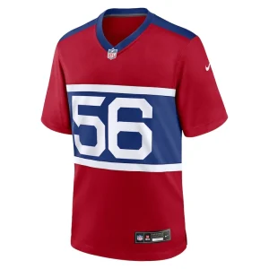Lawrence taylor new york giants nike alternate retired player game jersey Century red M