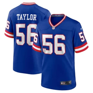 Lawrence taylor new york giants nike classic retired player game jersey Royal