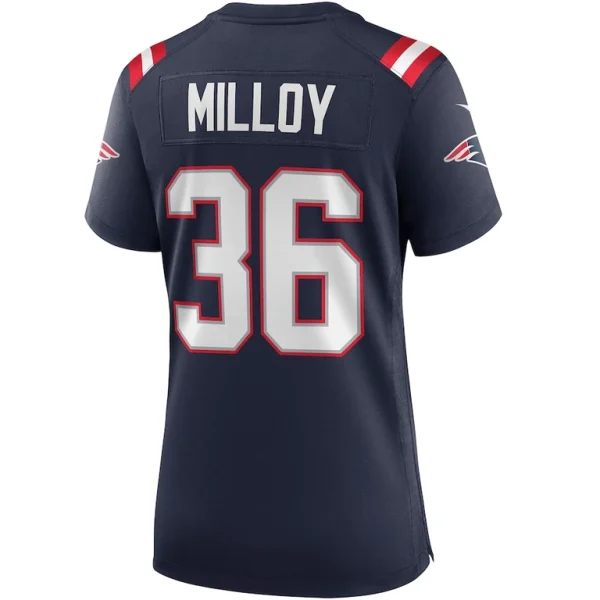 Lawyer milloy new england patriots nike womens game retired player jersey Navy L