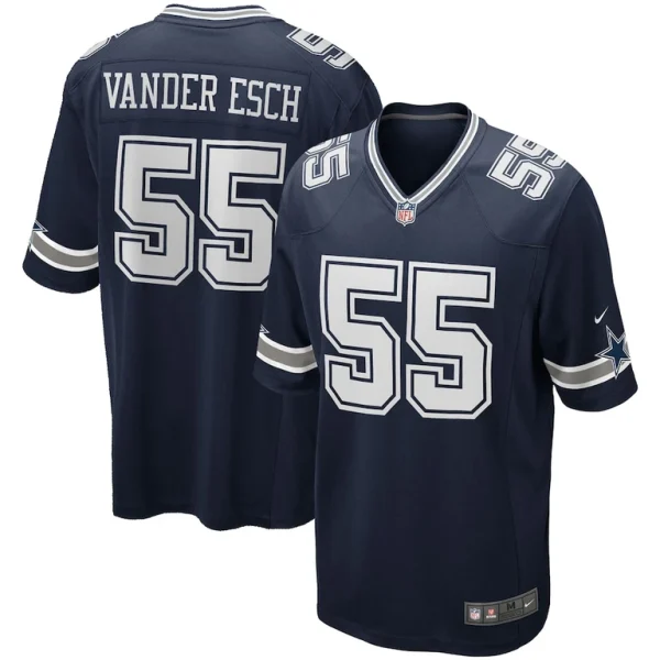 Leighton vander esch dallas cowboys nike team game jersey Navy