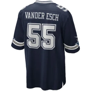 Leighton vander esch dallas cowboys nike team game jersey Navy L