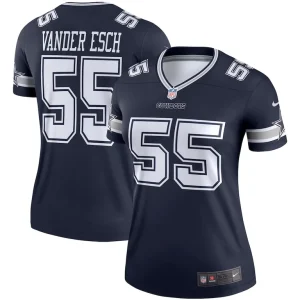Leighton vander esch dallas cowboys nike womens legend player performance top Navy