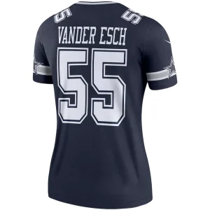 Leighton vander esch dallas cowboys nike womens legend player performance top Navy L