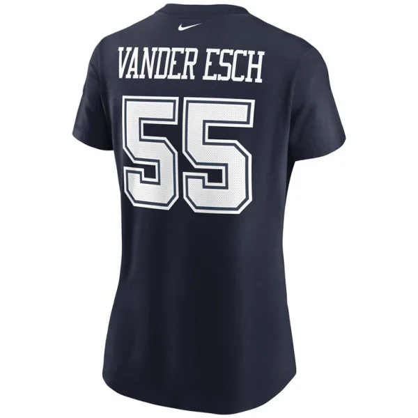 Leighton vander esch dallas cowboys nike womens name number t shirt Navy M