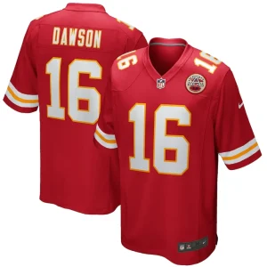 Len dawson kansas city chiefs nike game retired player jersey Red