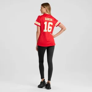 Len dawson kansas city chiefs nike womens game retired player jersey Red 2XL