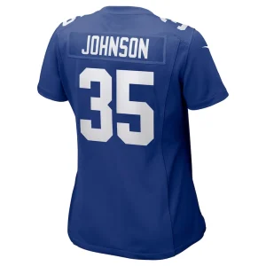 Leonard johnson new york giants nike womens game player jersey Royal L