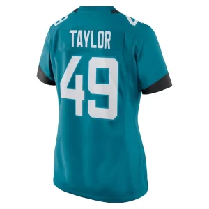 Leonard taylor jacksonville jaguars nike womens game jersey Teal L
