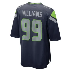 Leonard williams seattle seahawks nike game jersey College navy L