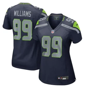 Leonard williams seattle seahawks nike womens game jersey College navy