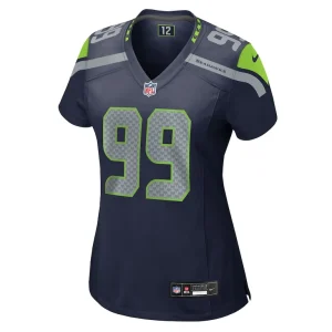 Leonard williams seattle seahawks nike womens team game jersey College navy M