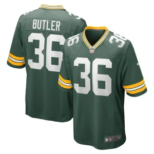 Leroy butler green bay packers nike retired player game jersey Green