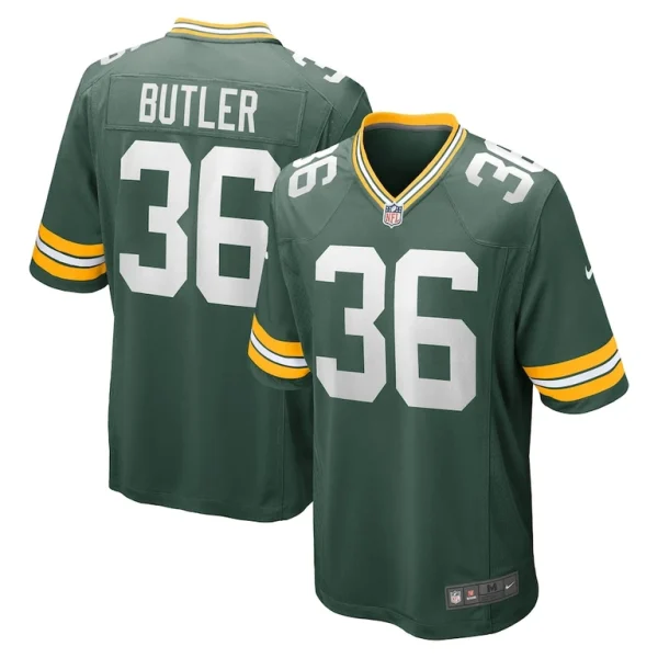 Leroy butler green bay packers nike retired player game jersey Green