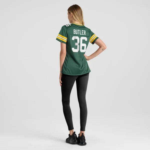 Leroy butler green bay packers nike womens retired player game jersey Green 2XL