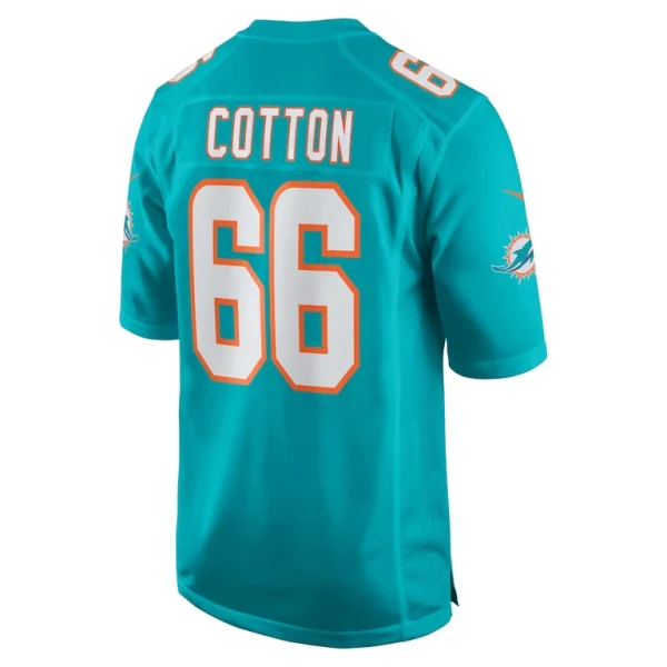 Lester cotton sr. miami dolphins nike home game player jersey Aqua L