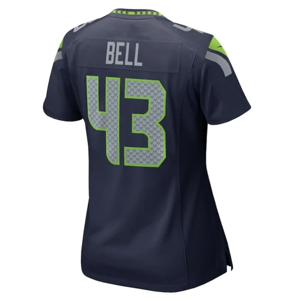 Levi bell seattle seahawks nike womens team game jersey College navy L