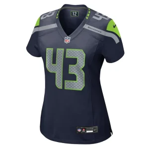 Levi bell seattle seahawks nike womens team game jersey College navy M