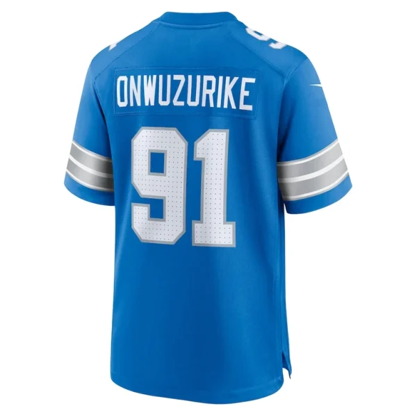 Levi onwuzurike detroit lions nike team game jersey Blue L