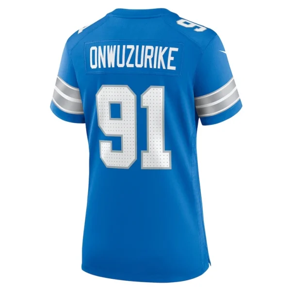 Levi onwuzurike detroit lions nike womens team game jersey Blue L