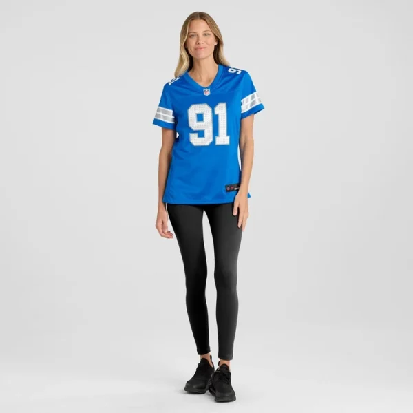 Levi onwuzurike detroit lions nike womens team game jersey Blue XL