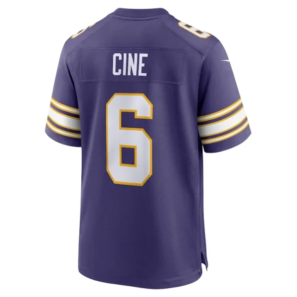 Lewis cine minnesota vikings nike classic player game jersey Purple L