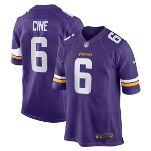 Lewis cine minnesota vikings nike game player jersey Purple