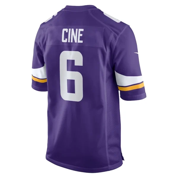 Lewis cine minnesota vikings nike game player jersey Purple L
