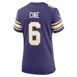 Lewis cine minnesota vikings nike womens classic player game jersey Purple L
