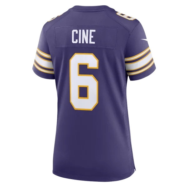 Lewis cine minnesota vikings nike womens classic player game jersey Purple L