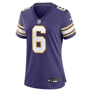 Lewis cine minnesota vikings nike womens classic player game jersey Purple M