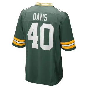 Lj davis green bay packers nike game jersey Green L