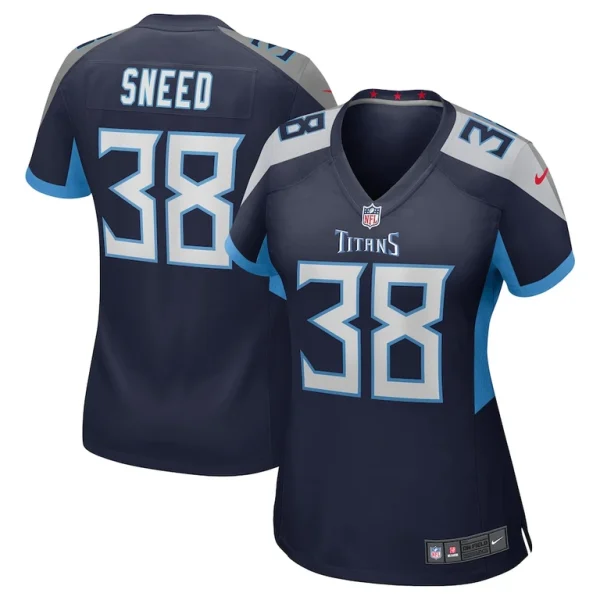 Ljarius sneed tennessee titans nike womens team game jersey Navy